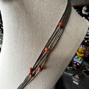 Southwestern Sterling Silver Liquid Link Necklace